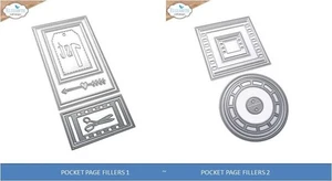 Neu Elizabeth Craft Designs Planer Essentials Tasche Seitenfüller 1 & 2 - Bild 1 von 16