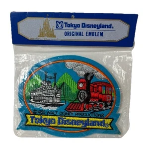 NEW Tokyo Disneyland Steam Train Mark Twain Riverboat Emblem Disney Patch 1983 - Picture 1 of 3