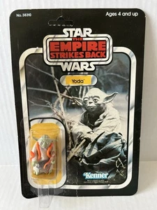 STAR WARS YODA JEDI MASTER 32B ESB MOC CLEAR BUBBLE KENNER VINTAGE 1980 LUKE R2 - Picture 1 of 20