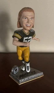 Green Bay Packers Clay Matthews NFL Football Bobblehead Nodder RARE - Bild 1 von 11