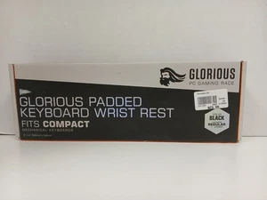 Glorious Padded Keyboard Wrist Rest, Fits Compact Keyboard 12x4in - Picture 1 of 5