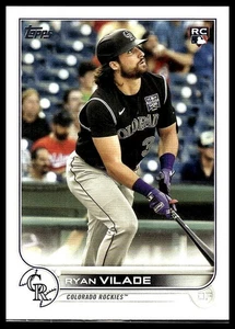 Ryan Vilade *TARJETA DE NOVATO* (RC) 2022 Topps #586 - Imagen 1 de 2