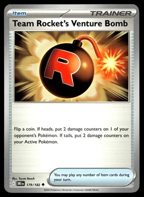 Team Rocket's Venture Bomb 179/182 SV10: Destined Rivals - Image 1 of 2