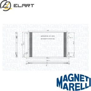 CONDENSER AIR CONDITIONING 350203892000 FOR OPEL SIGNUM/Hatchback VECTRA/GTS - Picture 1 of 7