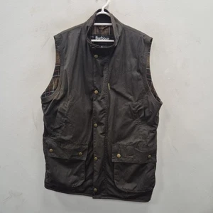Barbour Westmorland Sporting Wax Waterproof Hunting Country Gilet Vest Size XL - Picture 1 of 11