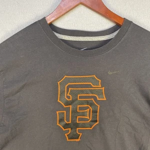 Nike SF Giants T Shirt Men’s Large Gray Regular Fit Cotton - Picture 1 of 7
