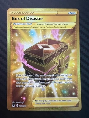 Pokémon TCG Box of Disaster Sword & Shield Lost Origin 214/196 Regular Secret NM - Image 1 of 2
