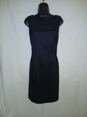 Vestido justo preto elegante feminino! Por: AGB zíper traseiro tamanho 14 - Imagem 1 de 4