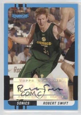 2004-05 Bowman Signature /399 Robert Swift #98 Rookie Auto RC - Image 1 of 2