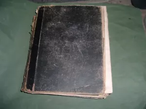 OLD CAR SCRAP BOOK, CIRC 1920S APPROX 90 PAGES, B/W PHOTOS, ALFA ROMEO ETC - Picture 1 of 13