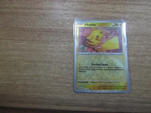 Pikachu REVERSE HOLO 051/162 Pokemon TCG Card Temporal Forces PF MINT - Picture 1 of 2