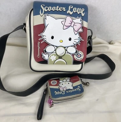 Charmmy Kitty Bolso Mensajero y Cartera/Cartera Estilo Hello Kitty Mods Scooter Love Foto 1 de 4