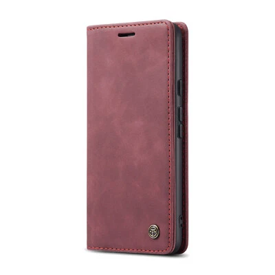 For iPhone 14 15 16 17Pro Max 12 13 Magnetic Leather Wallet Card Flip Stand Case - Image 1 of 4
