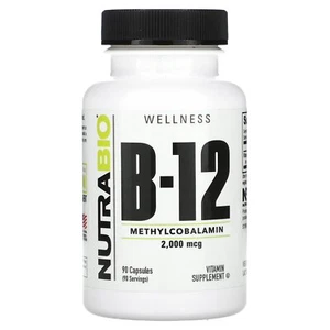 Vitamin B-12, 2,000 mcg, 90 Capsules - Picture 1 of 2