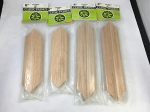 Klassischer Rahmen Kolonial Eiche Hartholz Bilderrahmen 6" & 8" Seiten NOS - Bild 1 von 11