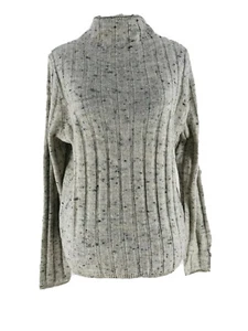 Madewell Women's Gray Donegal Evercrest Coziest Yarn Sweater Size Medium NEW - Picture 1 of 6