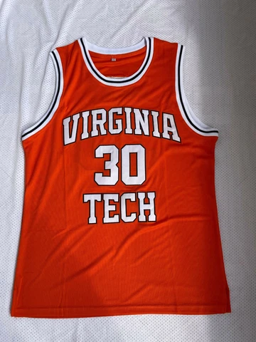 Dell Curry #30 Virginia Tech Hokies Basketball Jersey Cover