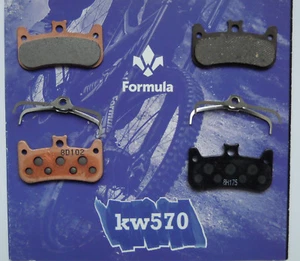 Formula - Par de pastillas de freno Cura 4/Cura4 sinterizadas FD40186-10/Orgánicas FD40187-10 - Imagen 1 de 3