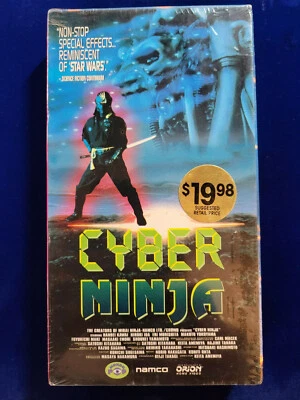 🌟Mirai Cyber Ninja VHS Tape 1994 RARE ORION/NAMCO New & SEALED CULT CLASSIC - Image 1 of 4