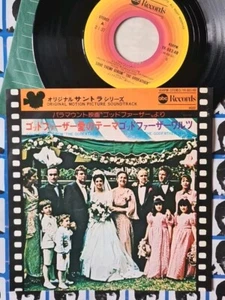 The Godfather Love Theme Nino Rota Japan 1976 PS 45 7" Vinyl OST Marlon Brando - Picture 1 of 10