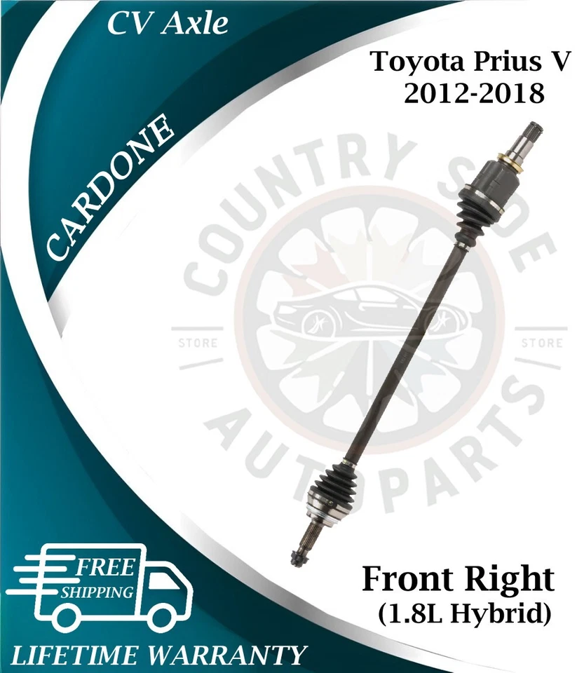 Cardone OEM Front Right CV Axle For 2012-2018 Toyota Prius V 1.8L Hybrid - Image 1 of 4
