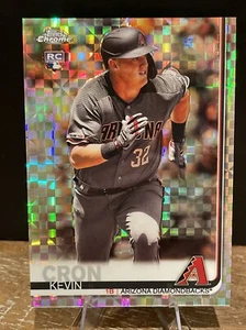 Kevin Cron Topps 2019 cromo SP RC REFRACTOR #43 novato 126/199 - Imagen 1 de 3
