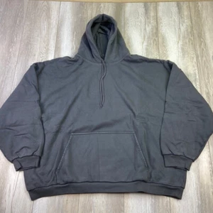 Yeezy Gap Hoodie MEns XL Gray Oversized LA H18 Hooded Logo Streetwear Men NEW - Picture 1 of 12