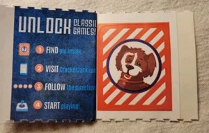 Bingo The Cracker Jack Dog 1 3/8" Sticker NEW - Picture 1 of 4