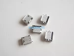 10X Micro USB Tipo B Hembra 5 Pines SMT SMD Enchufe Conector Puerto PCB Placa B - Imagen 1 de 5
