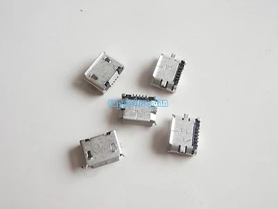 10X Micro USB Type B Female 5-Pin SMT SMD Socket Jack Connector Port PCB Board B - Image 1 of 4