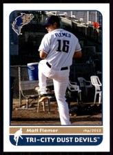 2012 Grandstand Tri-City Dust Devils Matt Flemer Tri-City Dust Devils #NNO