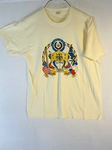 Vintage 1987 State of Texas Tshirt The Alamo Lone Star State Single Stitch Large - Picture 1 of 8