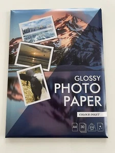 Fotopapier Colour Inkjet 210 g/qm, A4, Glossy Photo Paper, 30 Blatt - Afbeelding 1 van 2