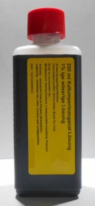 250 ml Kaliumpermanganat Lösung 1 % - Desinfektionsmittel, Bleiche, Beize - Bild 1 von 3