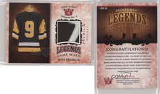 2021 Sportkings Volume 2 Legends Game Worn Premium Materials Red /50 Ron Francis