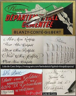 ¡PROMOCIÓN! 12 Vintage Blanzy-Conté-Gilbert Departamental Cementado 2552 Nuevas En Caja • 6€