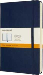 Moleskine Notebook Classic Sapphire Blue Large Ruled Hard Cover Expand 400 Pages - Picture 1 of 5