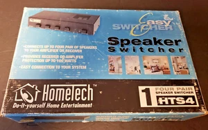 New Easy Switcher HTS4 Pair Speaker Switcher Amplifier Receiver System Hometech - Picture 1 of 6