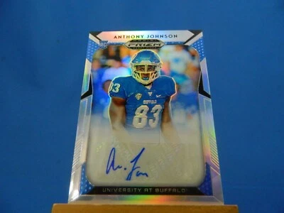 Anthony Johnson Prizm Draft Picks 2019 RC Rookie Autograph Auto Silver Prizm - Image 1 of 2