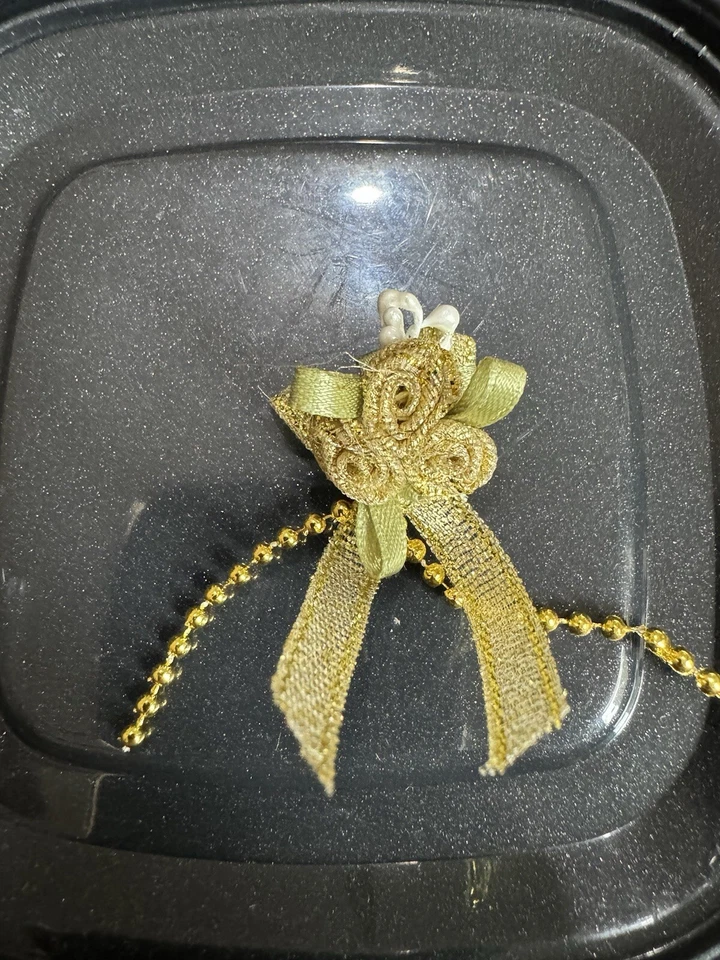 Mini Satin Ribbon Bows Small 3cm Wide Pre-Tied Crafts Wedding Cards Sewing Baby - Image 1 of 1