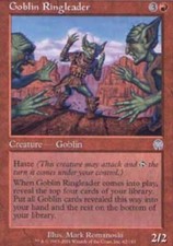 Goblin Ringleader ~ Moderately Played Apocalypse MTG Magic UltimateMTG Red Card
