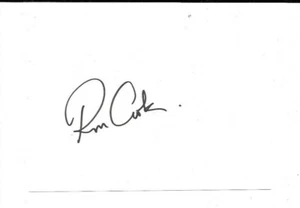 Dr Doctor Who - Ron Cook signed 6" x 4" white card - Picture 1 of 1
