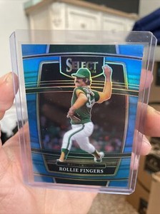 2022 Panini Select Concourse Light Blue Prizm /149 Rollie Fingers #43 HOF