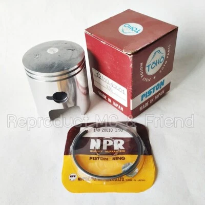 Piston & Ring Set OS 1.50 (Dia : 57.50mm) Japan Suzuki TS125 TC125 RV125 DS125 - Imagen 1 de 4