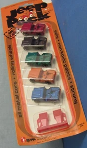 Die Cast Set of 5 Jeeps ~ 1980 Jeep Pack ~ Midgetoy Factory Sealed Blister Pack - Picture 1 of 3