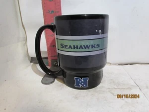 SEATTLE SEAHAWKS MUG - NATIONAL CONFERENCE - LICENSED STICKER ON BOTTOM - Picture 1 of 3