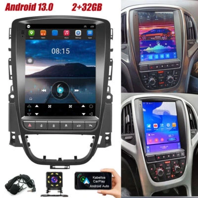 9.7" Für Opel Astra J 2009-2015 Android 14 Autoradio Carplay GPS wifi FM+Kam - Bild 1 von 4