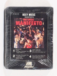ROXY MUSIC – Manifesto 1979 1st issue US 8-TR tape SEALED Bryan Ferry - Picture 1 of 3