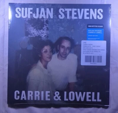Sufjan Stevens - Carrie & Lowell - Aqua Blue Color Vinyl LP Record And In Hand - Image 1 of 3