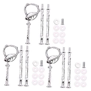 3-Tier 13.5’’ Cupcake Stand Hardware Fittings, Metal Mold Crown Holder DIY - Picture 1 of 7